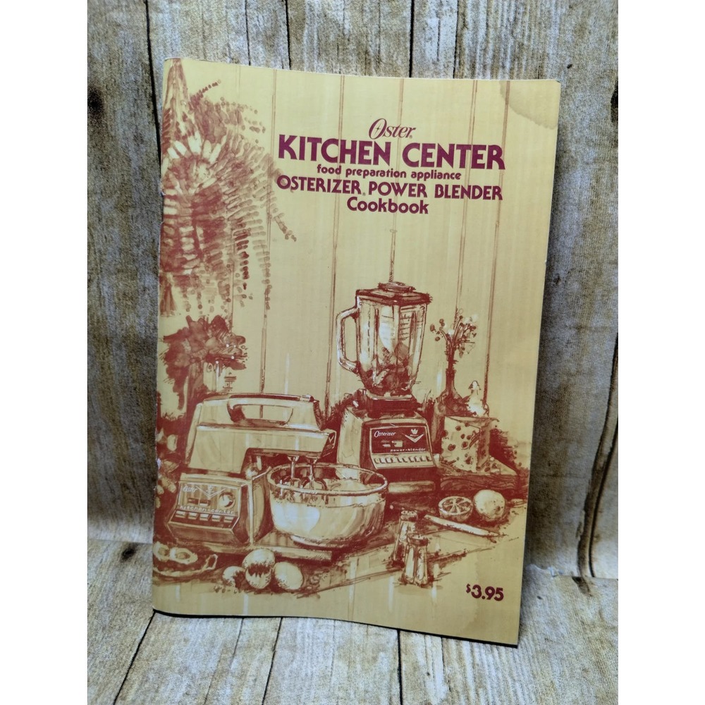 Oster Kitchen Center Food Preperation Osterizer Power Blender Cookbook (bb10)